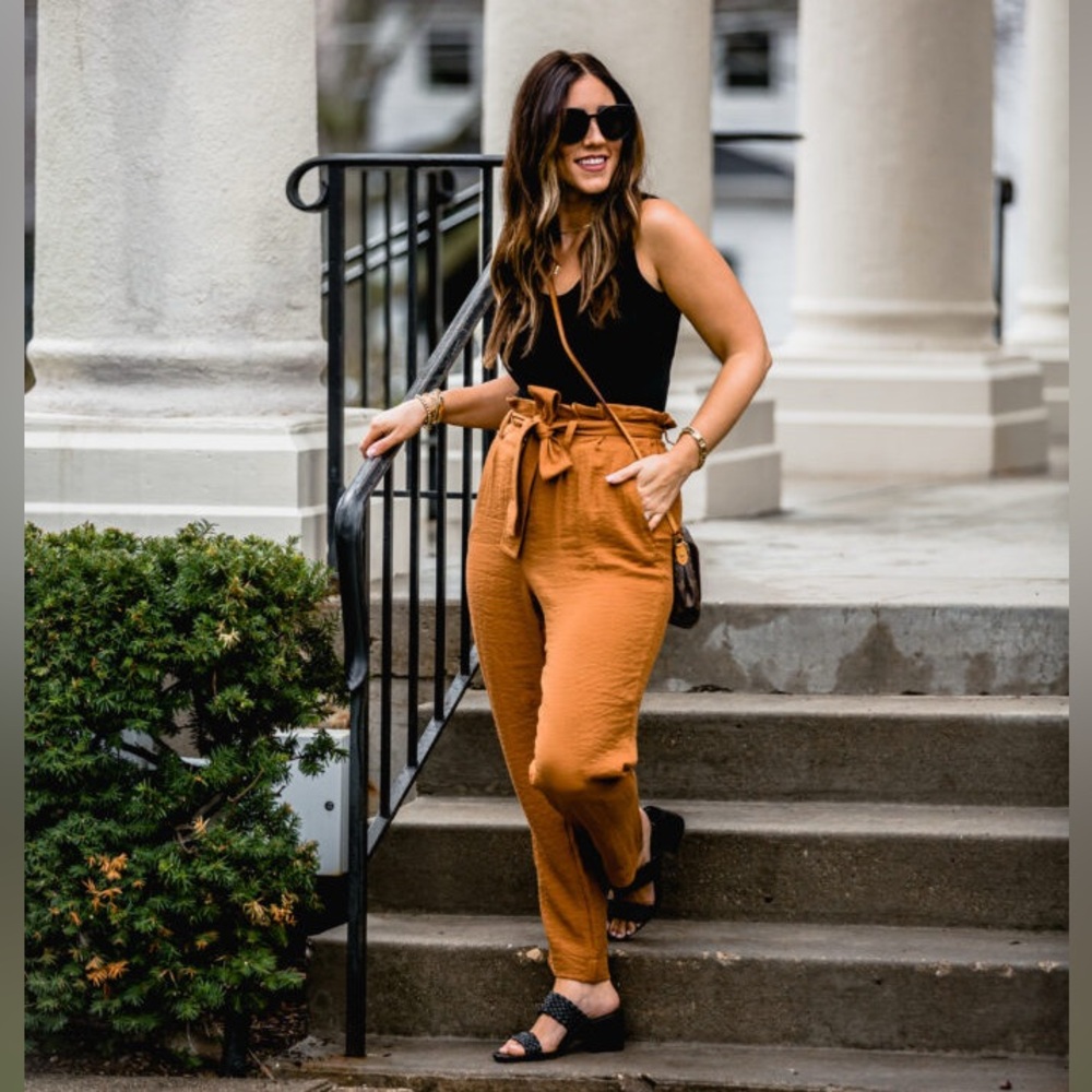 Amadi Anthropologie Paperbag-Waisted pants